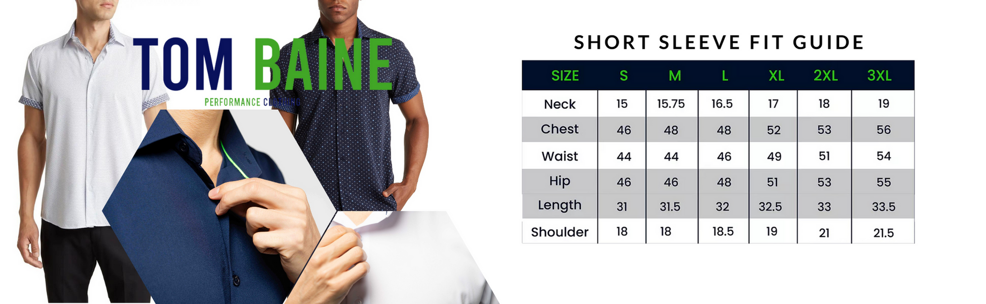 Short Sleeve Size Guide
