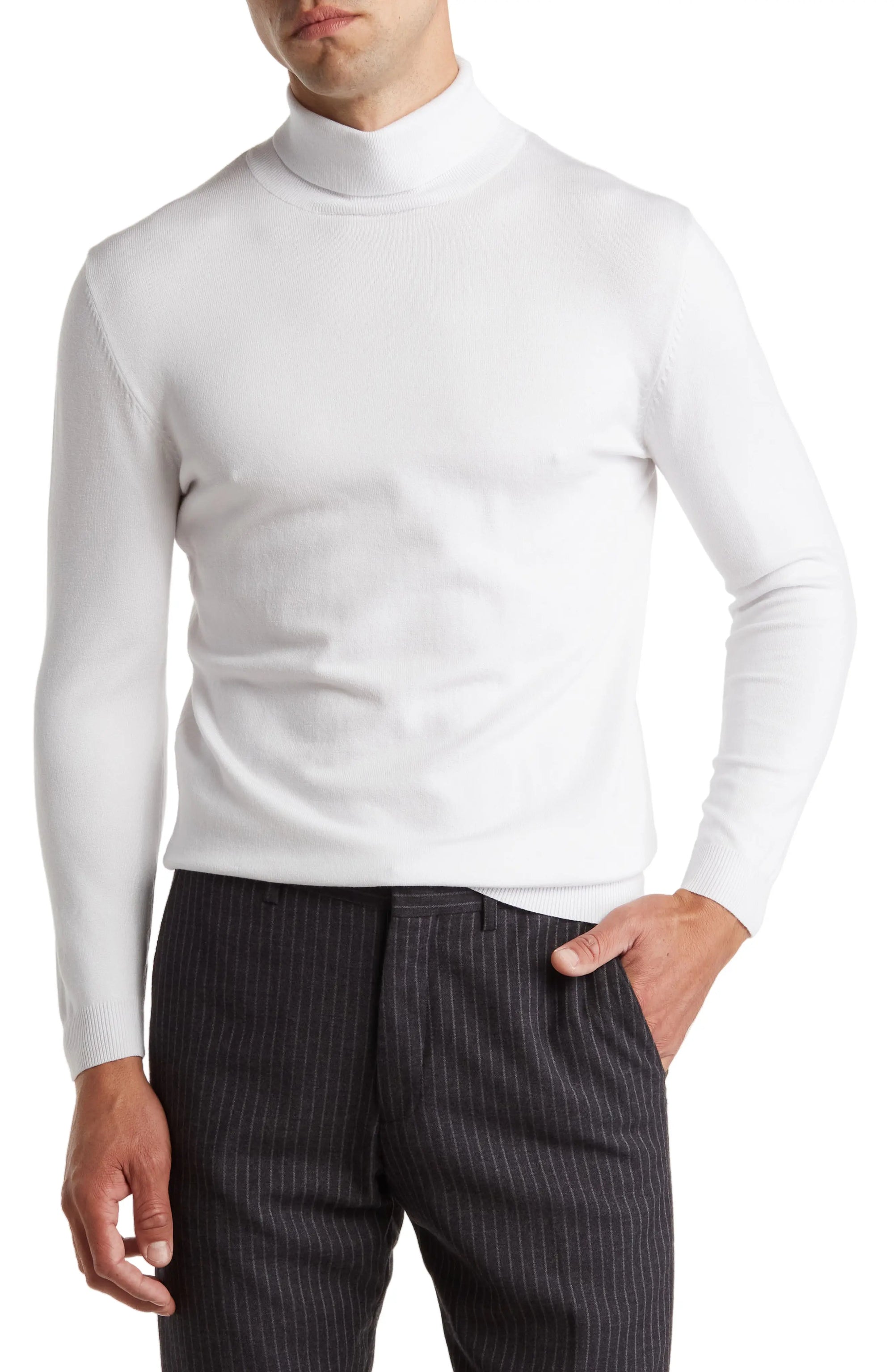 Performance Turtleneck Sweater White